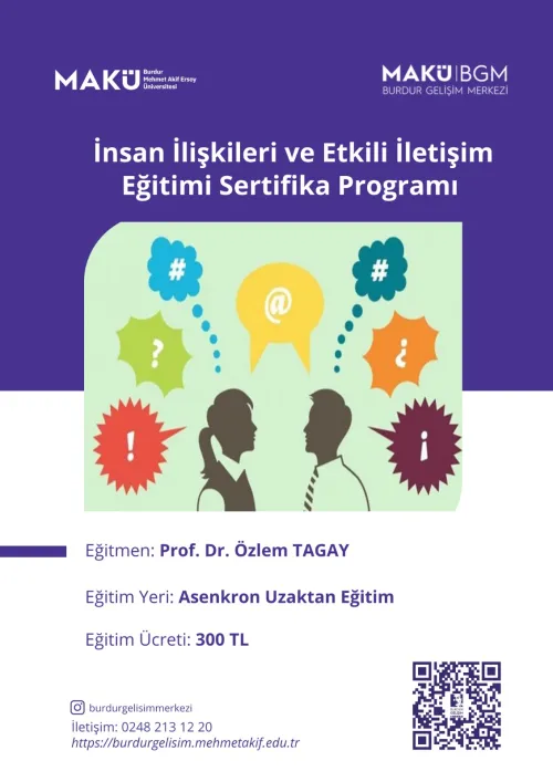 New Certificate Programs Opened by Burdur Development Center