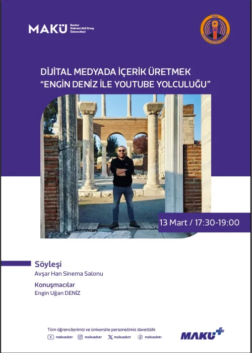 Dijital Medyada İçerik Üretmek: "Engin Deniz İle Youtube Yolculuğu"
