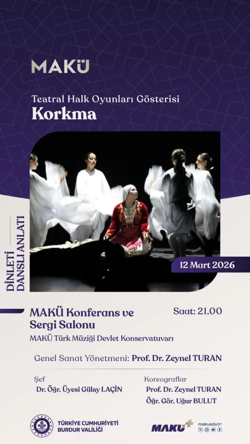 Theatrical Folk Dance Performance Korkma