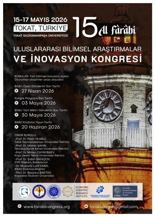 Al Farabi 15th International Scientific Research and Innovation Congress