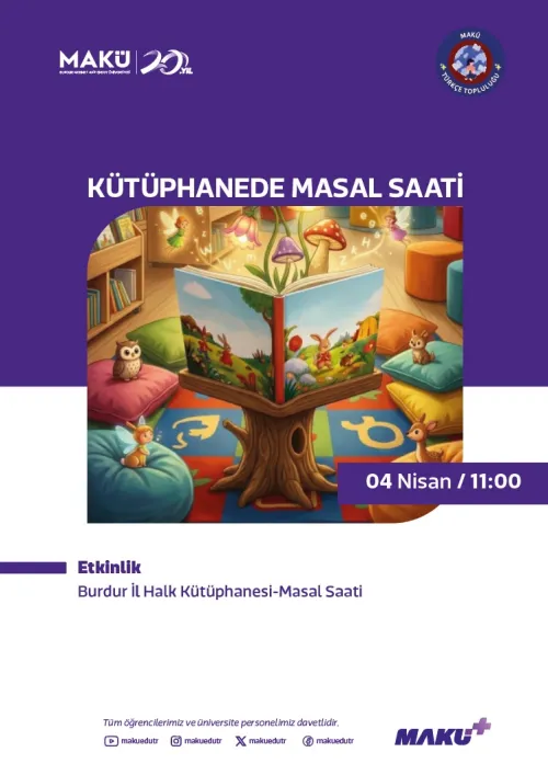 Kütüphanede Masal Saati