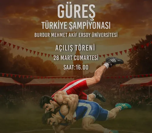 The Inter-University Wrestling Turkey Championship will be held at MAKÜ