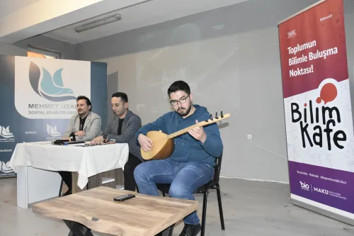 Aşık Veysel was commemorated on the 53rd anniversary of his death at MAKÜ