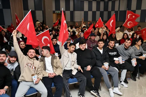 The excitement of the national match was experienced together at MAKÜ