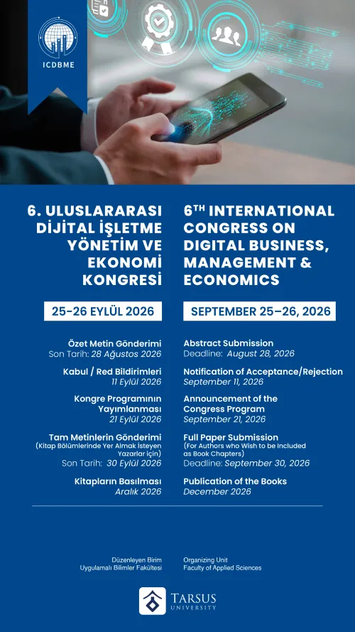 6th International Digital Business, Management and Economics Congress