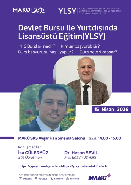 Graduate Education Abroad with State Scholarship (YLSY)