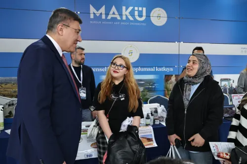 MAKÜ, at Burdur Tanıtım Günleri, showcases its production power and scientific accumulation.