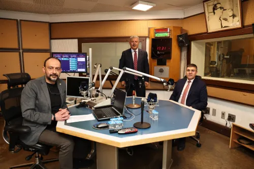 Rector Prof. Dr. Hüseyin Dalgar was a live broadcast guest on TRT Radio 1.