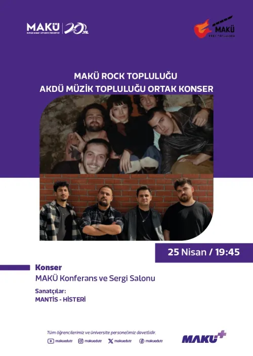 MAKÜ Rock Community AKDÜ Music Community Joint Concert
