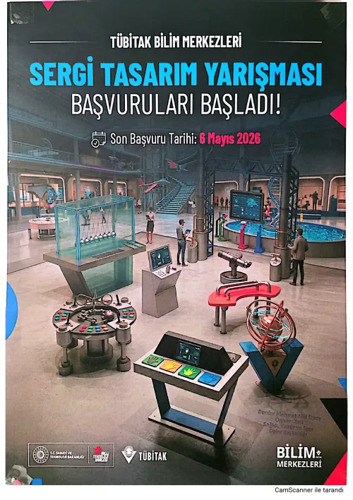 Bilim Merkezi Sergi Tasarım Yarışması Başvuruları Başladı