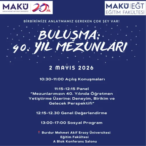 Buluşma: 40. Yıl Mezunları