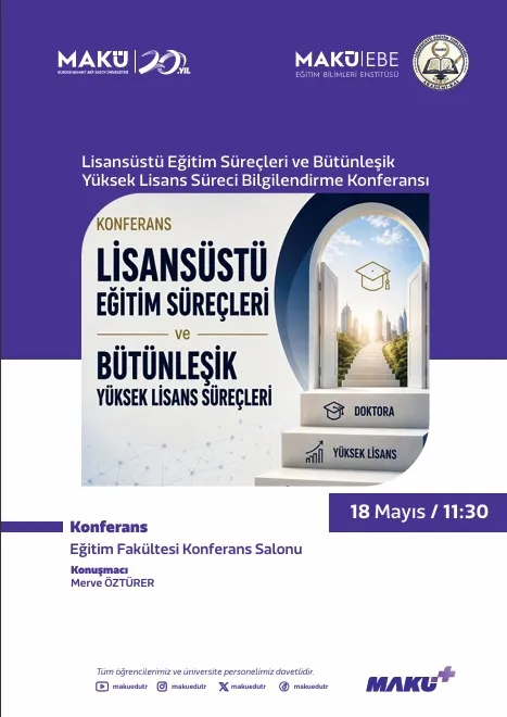 Postgraduate Education Processes and Integrated Master's Process Information Conference