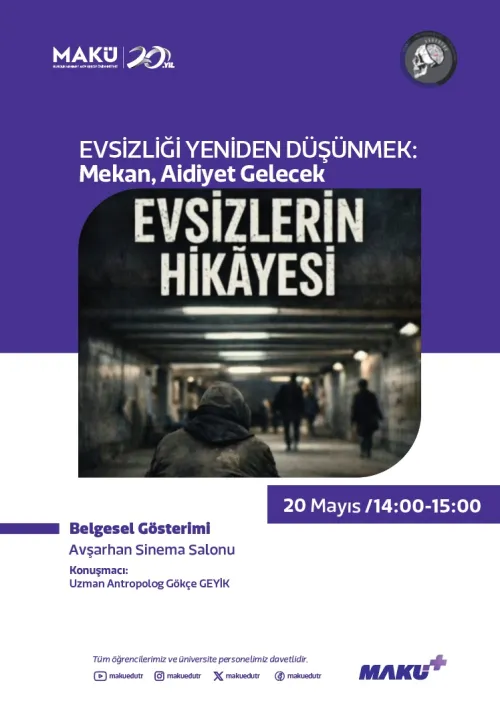 Evsizliği Yeniden Düşünmek: Mekan, Aidiyet Gelecek
