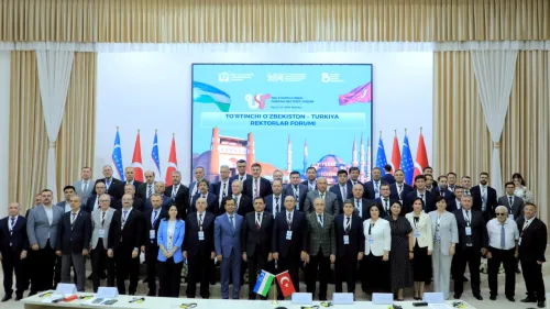 MAKÜ Rektörü Dalgar Özbekistan–Türkiye Rektörler Forumu’na katıldı