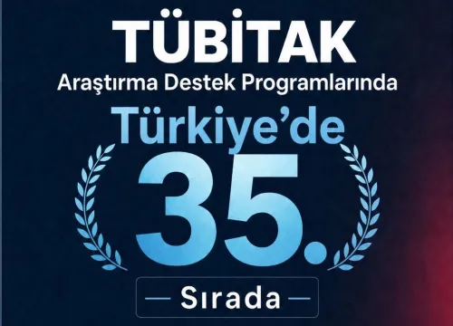 MAKÜ, TÜBİTAK ARDEB performance ranked among the top 35 universities in Turkey