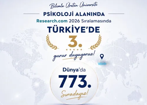 MAKÜ psikoloji alanında Türkiye’de ilk 3’te yer aldı