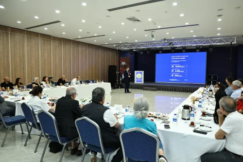 The Mediterranean Journalists Federation management met in Burdur during the 20th anniversary events of MAKÜ