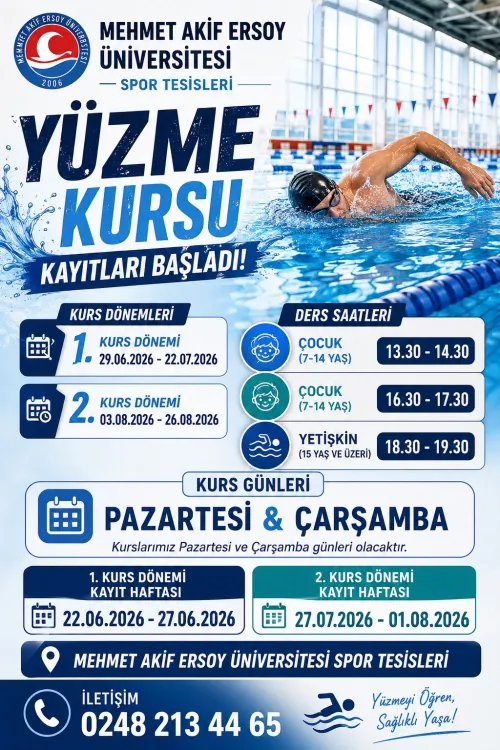 Our university swimming course registrations have started.