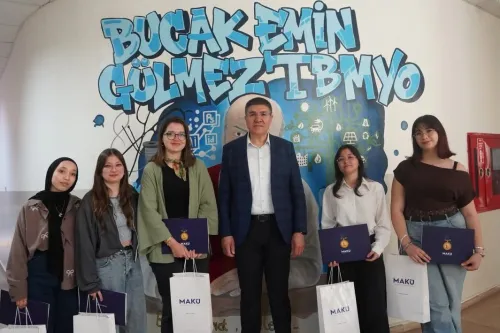 Students at MAKÜ brought art to the campus walls