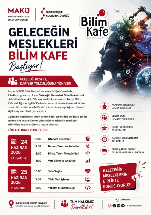 Geleceğin Meslekleri Bilim Kafe Başlıyor