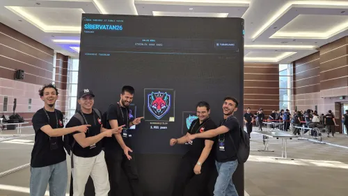 MAKÜ students became the first in Turkey in the practical 'Cyber Security' competition