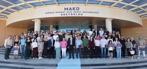 Academics who have succeeded in scientific production at MAKÜ were honored