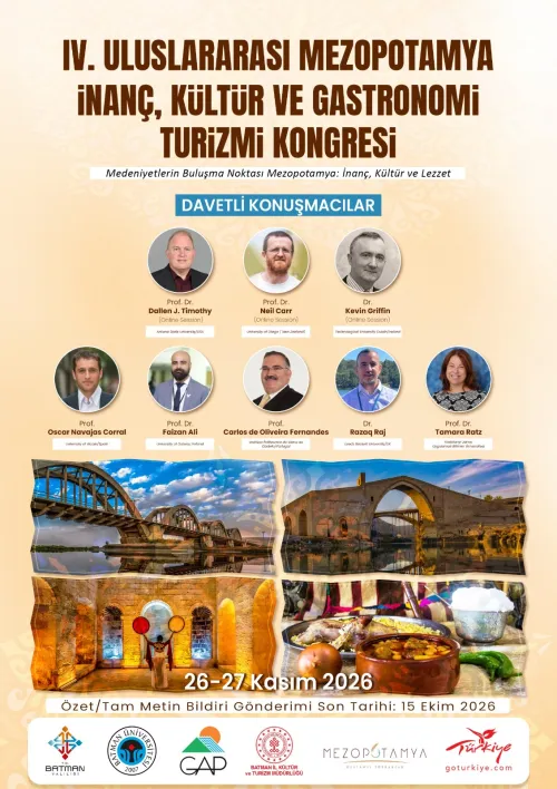 IV. International Mesopotamia Faith, Culture and Gastronomy Tourism Congress