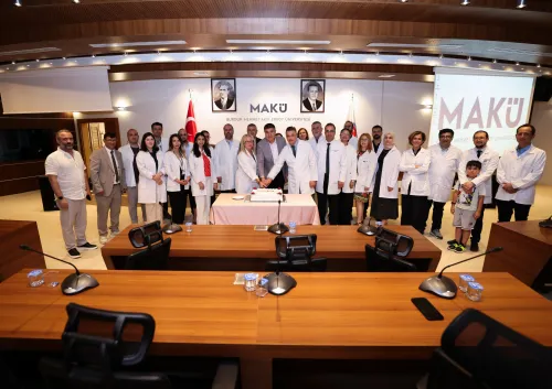 MAKÜ Faculty of Medicine Celebrated Its First Year: Strong Academic Staff, Innovative Vision, and First Student Excitement