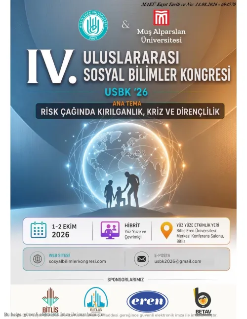 IV. Uluslararası Sosyal Bilimler Kongresi (USBK ’26)