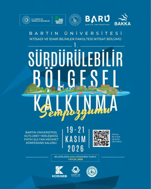 1. Sürdürülebilir Bölgesel Kalkınma Sempozyumu