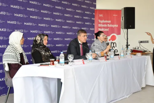 MAKÜ Bilim Kafe’de “Gazze’de üniversite olmak” konuşuldu