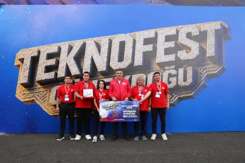 MAKÜ students became second in Turkey at TEKNOFEST