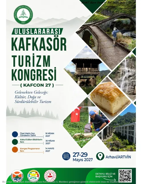 International Kafkasör Tourism Congress (KAFCON27)