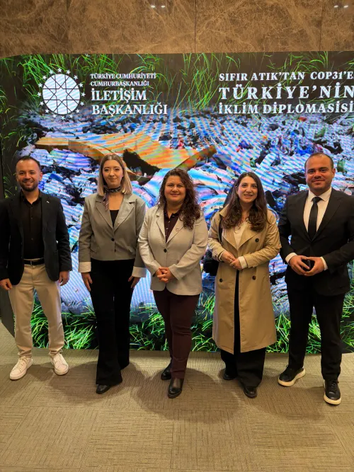 MAKÜ temsilcileri COP31 İklim Diplomasisi programında yer aldı