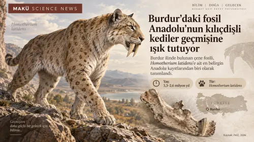 Burdur’daki fosil Anadolu’nun kılıç dişli kedilerine ışık tutuyor