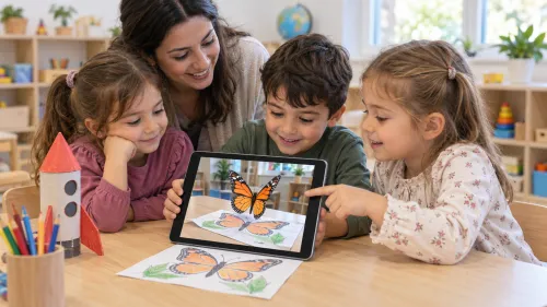 Okul öncesinde bilim öğrenimine artırılmış gerçeklik desteği